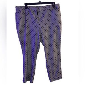 NY & Co | Grey & Black Polka Dot | Casual Pants